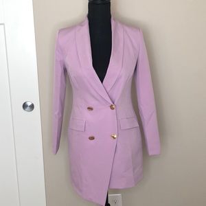 Petite Blazer Dress Lilac
